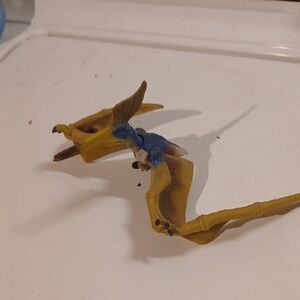 Blue and Yellow Pterodactyl Toy